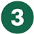 Number 3 Icon
